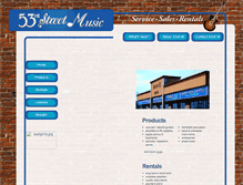 Tablet Screenshot of 53rdstreetmusic.ca